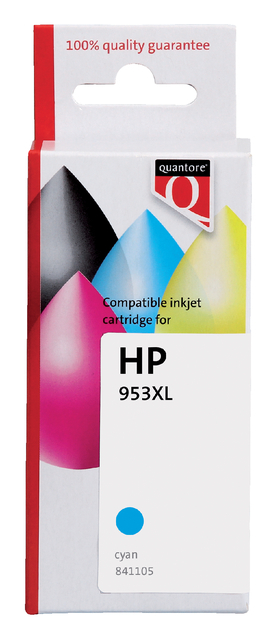 INKCARTRIDGE QUANTORE HP 953XL F6U16AE HC BLAUW