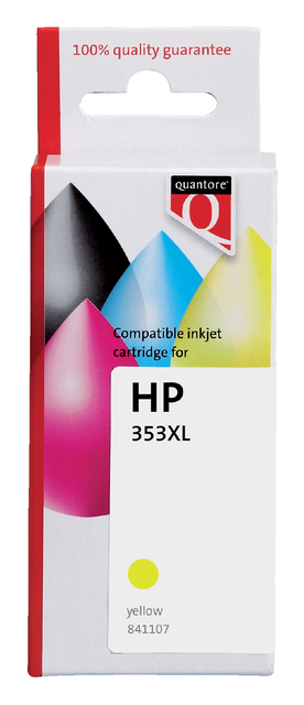 INKCARTRIDGE QUANTORE HP 953XL F6U18AE HC GEEL