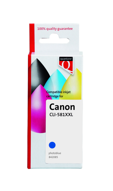 INKCARTRIDGE QUANTORE CANON CLI-581XXL FOTO BLAUW