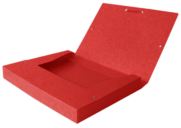 Elastobox Oxford Top File+ A4 25mm rood