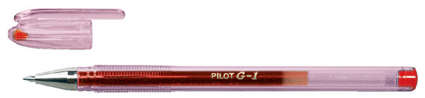 GELSCHRIJVER PILOT BL-G1-5 0.32MM ROOD   LET OP!:  Prijs is voor 12 stuks