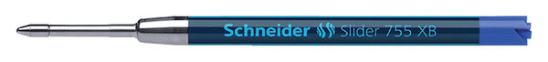 BALPENVULLING SCHNEIDER 755 SLIDER JUMBO XBR BLAUW   LET OP!:  Prijs is voor 10 stuks