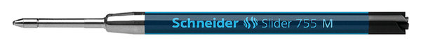 BALPENVULLING SCHNEIDER 755 SLIDER JUMBO M ZWART   LET OP!:  Prijs is voor 10 stuks