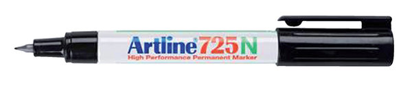 FINELINER ARTLINE 725 ROND 0.4MM ZWART   LET OP!:  Prijs is voor 12 stuks
