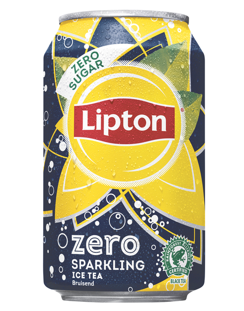 Frisdrank Lipton Ice Tea Sparkling Zero 0.33l   LET OP!:  Prijs is voor 24 stuks